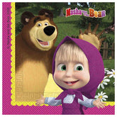 مناديل ورقية ماشا والدب